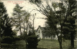 Home of J. B. Atkinson Postcard