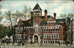 School House Postcard