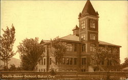 South Baker School Oregon Postcard Postcard