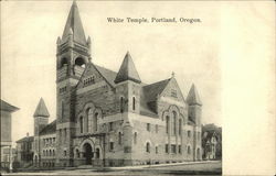 White Temple Portland, OR Postcard Postcard