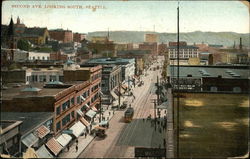 Second Avenue, Looking South Postcard