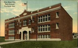 New Rose City Park School Postcard