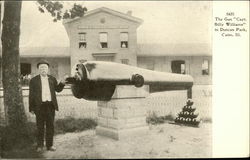 The Gun "Capt. Billy Williams" in Duncan Park Postcard