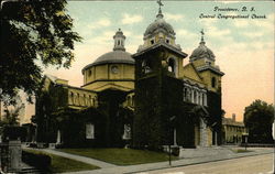Central Congregational Church Providence, RI Postcard Postcard