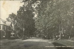 Main Street, Looking North Postcard