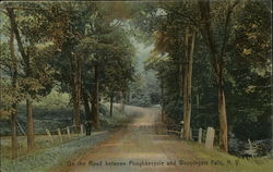 On the road between Poughkeepsie and Wappingers Falls Postcard