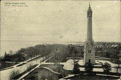 Water Tower Park Postcard