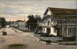 Georgetown Club and Hand-In-Hand Building Postcard