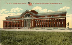 The War College and Statue of Frederick the Great Postcard