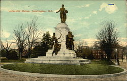 Lafayette Statue Washington, DC Washington DC Postcard Postcard