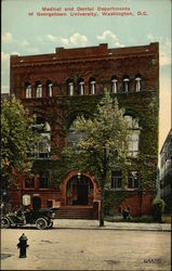 Medical and Dental Departments of Georgetown University Postcard