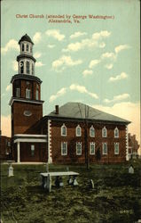 Christ Church (attended by George Washington) Alexandria, VA Postcard 