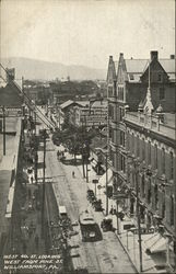 West 40th Street Looking West from Pine Street Postcard