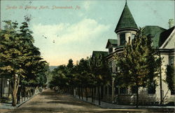 Jardin Street Looking North Shenandoah, PA Postcard Postcard