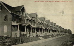 Noble Street from Second Street Souderton, PA Postcard Postcard