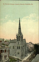 St. Patrick's Roman Catholic Church Pottsville, PA Postcard Postcard