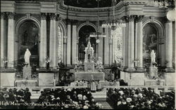 High Mass in St. Patrick Church Norristown, PA Postcard Postcard