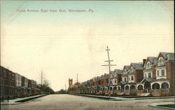 Haws Avenue East from Oak Norristown, PA Postcard Postcard