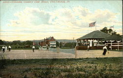 Columbia Country Club House Postcard