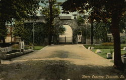 Baber Cemetery Pottsville, PA Postcard Postcard