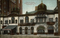 Broad Street Theatre at Broad and Spruce Streets Philadelphia, PA Postcard Postcard
