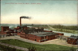 Everett Pulp and Paper Co. Mills Washington Postcard Postcard