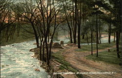 Below the Falls at Hunts Mills Postcard
