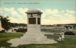 Landing Place of Roger Williams Providence, RI Postcard Postcard