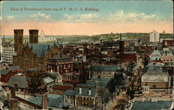 View of Providence from Top of YMCA Building Postcard