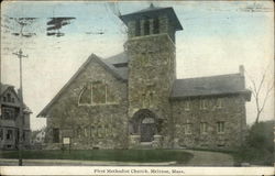 First Methodist Church Postcard