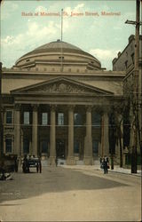 Bank of Montreal, St. James Street Postcard