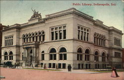 Public Library Postcard