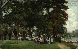 Oxford Lake Park Postcard