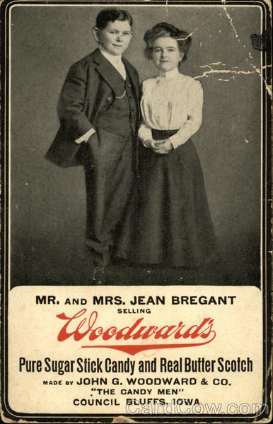 Mr. & Mrs. Jean Bregant - Woodward's Candy Council Bluffs Iowa