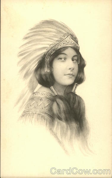 Indian Maiden Native Americana