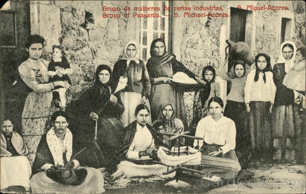 Group of Peasants - S. Michael Azores Portugal