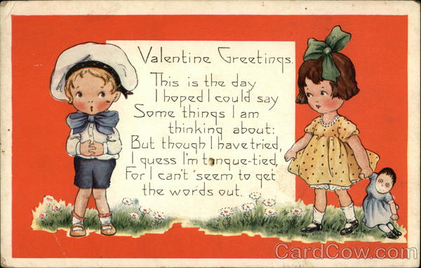 Valentine Greetings Children