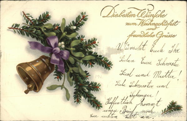 Die Besten Wünsche zum Weihnachtsfest und freundliche Grüsse