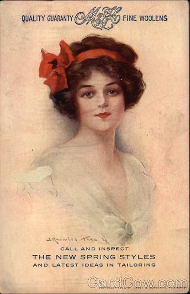 Quality Guaranty Fine Woolens, Call and Inspect the new Spring Styles and Latest Ideas in Tailoring