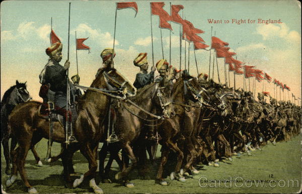 Want to fight for England World War I