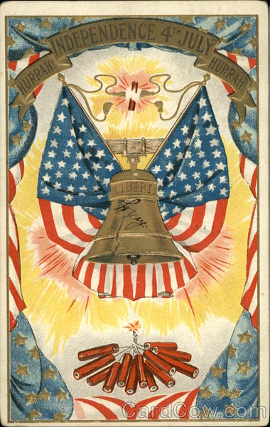Hurrah! Independence 4th July Hurrah! 4th of July