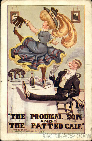 The Prodigal Son and the Fatted Calf Comic, Funny