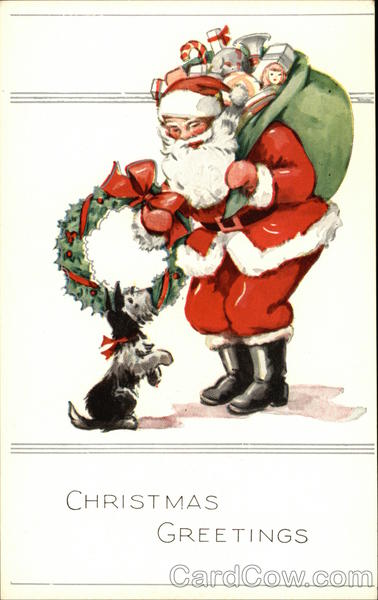 Christmas Greetings Santa Claus