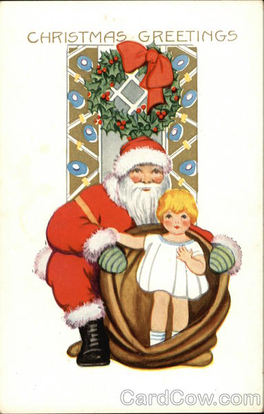 Christmas Greetings Santa Claus