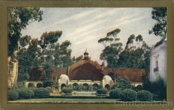 The Botanical Building Surrounded by Towering Eucalyptus