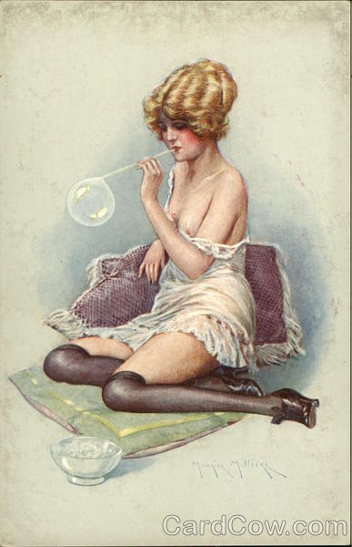 Les Plaisirs permis Soap Bubbles Maurice Milliere