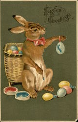 Easter Greetings Postcard