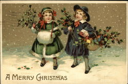 A Merry Christmas Postcard