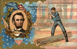 Abraham Lincoln "The Rail Spliter" Postcard