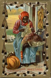 Thanksgiving Greetings Postcard